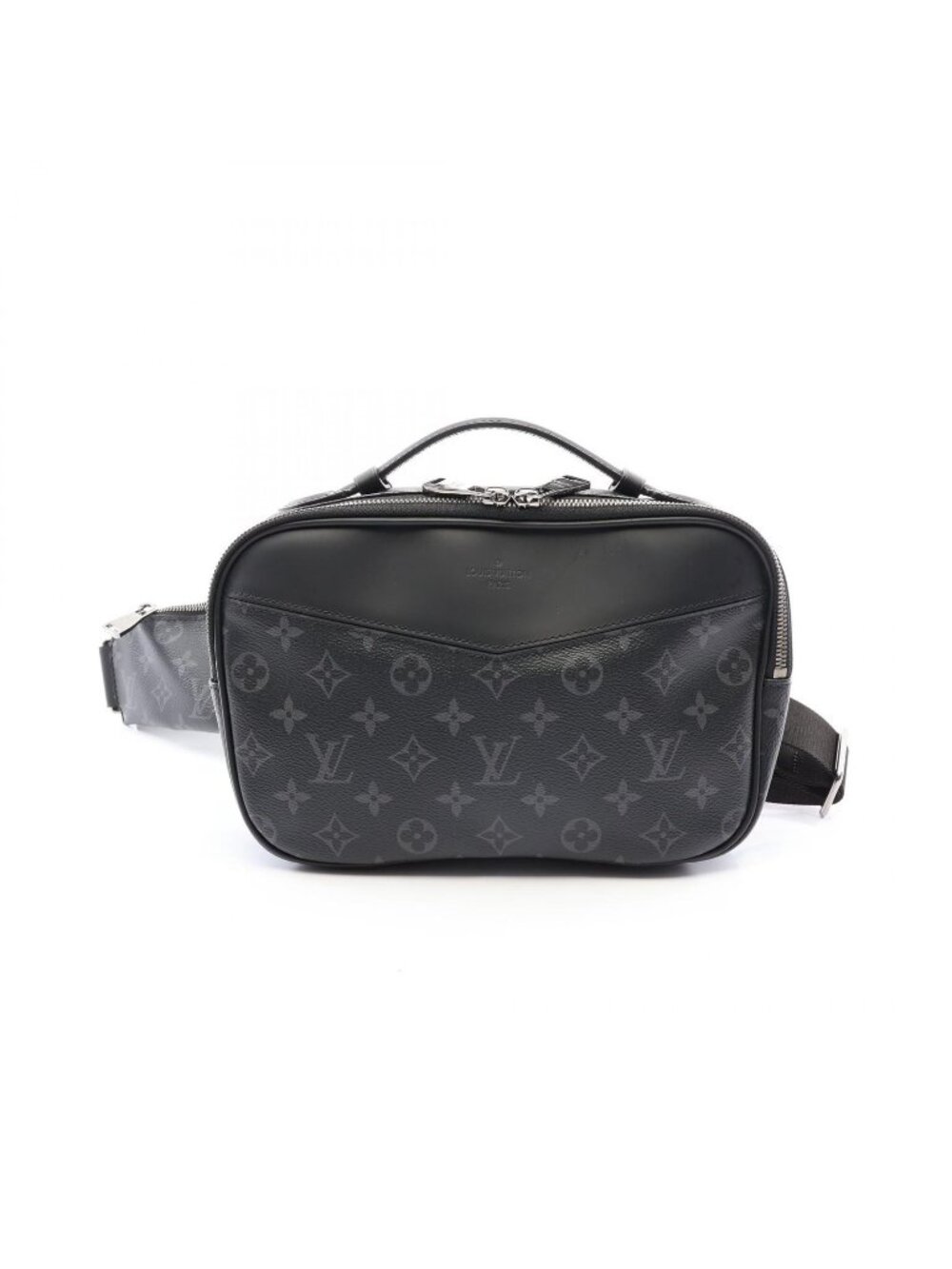 Louis Vuitton Waist Bag Monogram Eclipse Leather